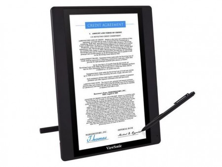 2,048段階手書きに対応したUSBバスパワー駆動の電子サイン用ディスプレイ、ViewSonic「PD1611」