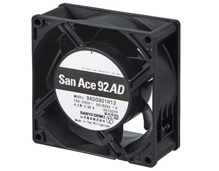 省電力・高風量・高静圧な92mm口径ファン、山洋電気｢San Ace 92AD｣シリーズ
