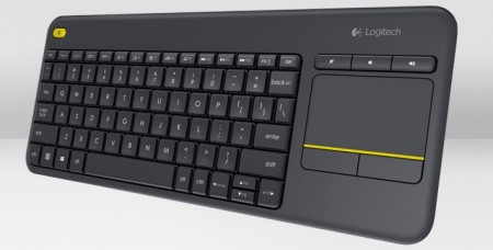 連続18ヶ月駆動のタッチパッド付きワイヤレスキーボード、Logitech「K400 Plus」