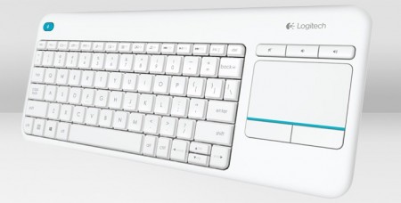 連続18ヶ月駆動のタッチパッド付きワイヤレスキーボード、Logitech「K400 Plus」