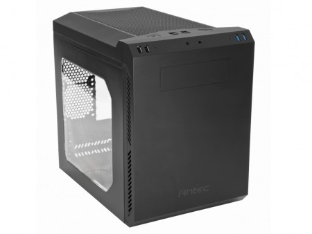 デュアルチャンバ構造の高冷却MicroATX Cube型ケース、Antec「P50」