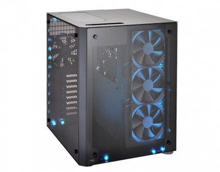 LEDカラーが自由に変更できる強化ガラス採用デュアルチャンバケース、Lian Li「PC-O8」