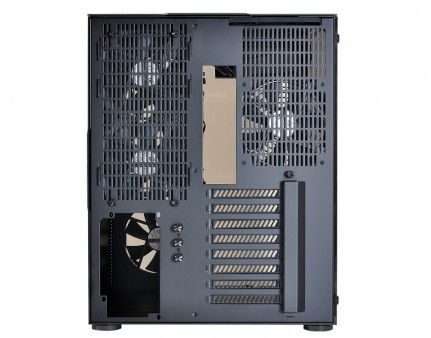 LEDカラーが自由に変更できる強化ガラス採用デュアルチャンバケース、Lian Li「PC-O8」