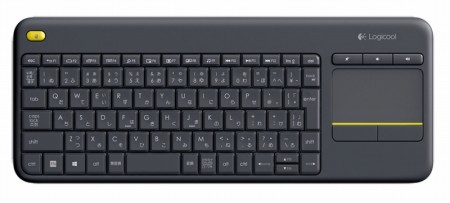 スティック型PCに最適なタッチパッド搭載ワイヤレスキーボード、ロジクール「K400 Plus」25日発売