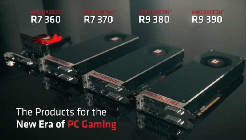 AMD、新GPU「Radeon Rx 300」シリーズ計5モデルのスペックを公開