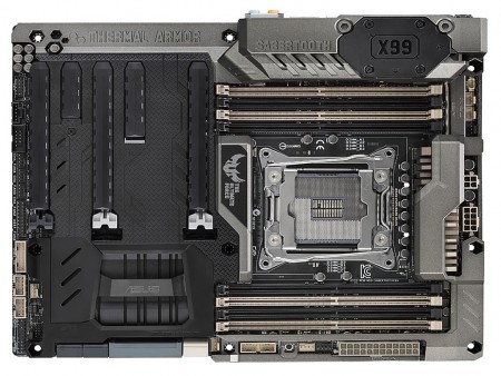 スマホで状態がモニタできる高耐久マザーボード、ASUS「SABERTOOTH X99」発売開始