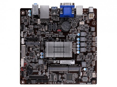 ECS、ACアダプタ駆動に対応するBraswell搭載ファンレスMini-ITX「BSWI-D」