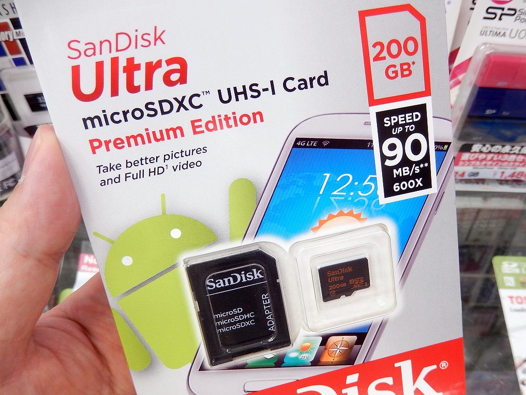 SanDisk Ultra microSDXC UHS-I Card Premium Edition