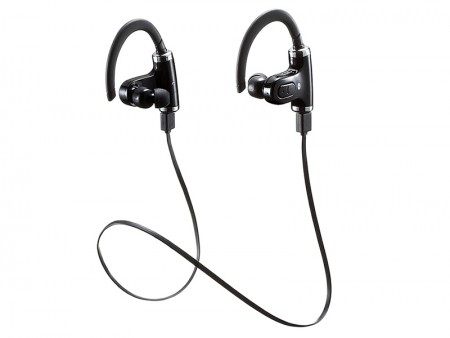片耳でハンズフリー通話、両耳でステレオ音楽が楽しめるBluetooth 4.0ヘッドセット