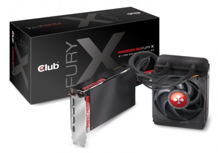 Club3D、「HBM」メモリ採用のRadeon R9 Fury X搭載グラフィックスカードを発表