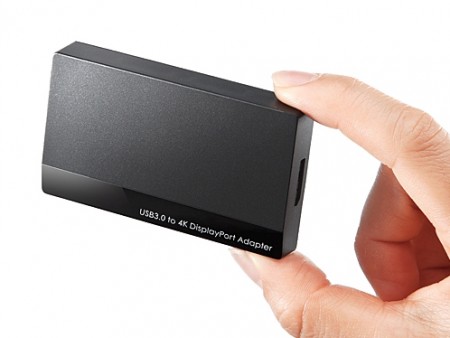4K出力も可能なUSB3.0対応DisplayPortアダプタがサンワダイレクトから発売開始