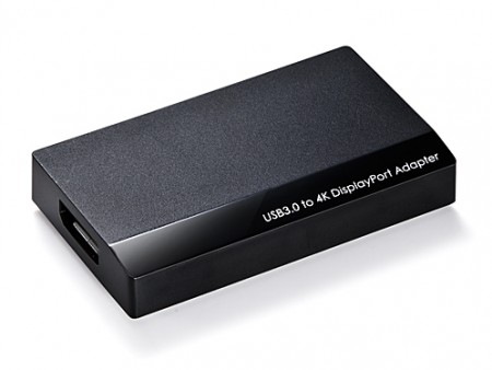 4K出力も可能なUSB3.0対応DisplayPortアダプタがサンワダイレクトから発売開始