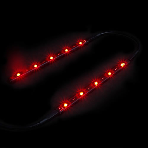 ドレスアップ用LEDバー、XIGMATEK「Xi-Ray」レッドとブルーの2色発売