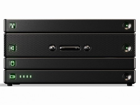 バッテリ、スピーカ、ルータ、HDDを自由に組み合わせるスタック型アクセサリ、レノボ「ThinkPad Stack」