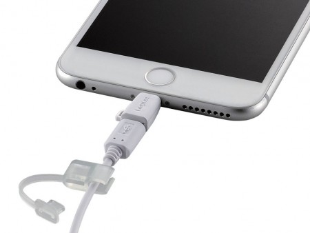 ロジテック、microUSBをLightningコネクタに変換するアダプタなど