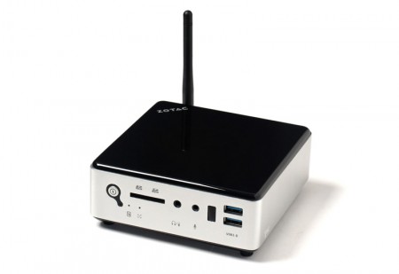 Broadwell-U搭載の127mm角小型ベアボーン、ZOTAC「ZBOX MI542/522 nano」シリーズ