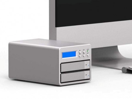 デンノー、SATA3.0コントローラ採用の2ベイRAIDケース、STARDOM「SOHO RAID SR2-6G」