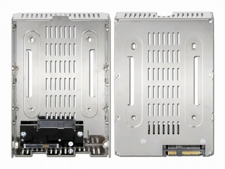 2 5インチssdを3 5インチsas互換形状に エンタープライズ向け変換マウンタ Icydock Mb4ip 3b エルミタージュ秋葉原