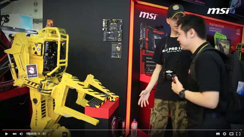 【動画】 COMPUTEXのMSIブースにあったMod PC「XPOWER Loader」はこう作られていた