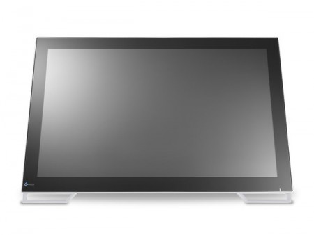手袋でも操作できる。超音波表面弾性波方式の21.5型タッチ液晶、EIZO「DuraVision FDF2121WT」