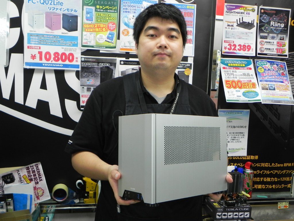 ツクモパソコン本店の砂押さん