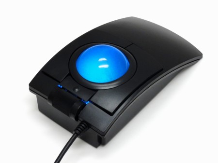 大玉モデルでは国内初。LEDバックライト内蔵トラックボール、CST「CST2545W-GL」発売
