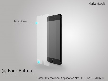 日本ポステック、iPhone 6に「戻る」ボタンを追加できる液晶保護シート「Halo Back」取り扱い開始