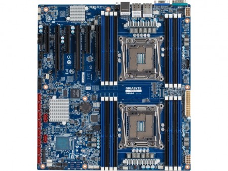 Core i7にも対応するサーバー向けデュアルLGA2011v3マザー、GIGABYTE「MD70-HB2」