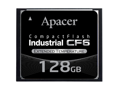 最大転送115MB/sの高汎用コンパクトフラッシュ、Apacer「Industrial CF6」シリーズ