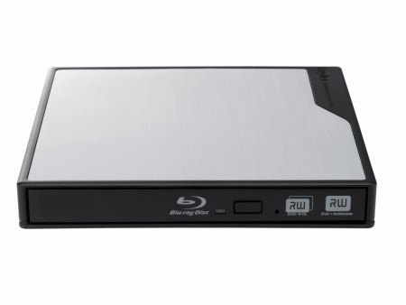 Type-C変換アダプタ付属のMac用ポータブルBlu-rayドライブ、ロジテック「LBD-PMJ6U3MSVC」