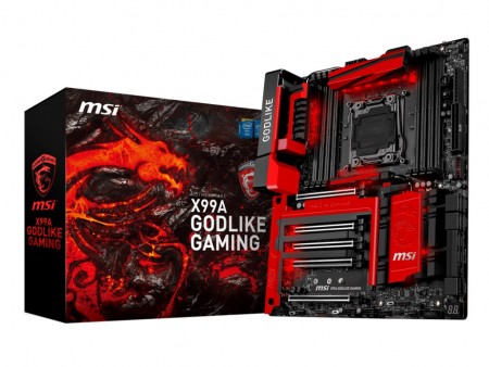 RGBイルミネーション対応のX99最上位マザーボード、MSI「X99A GODLIKE GAMING」発売