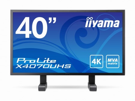 約10.7億色表示対応の40型4K液晶ディスプレイ、iiyama「ProLite X4070UHS」