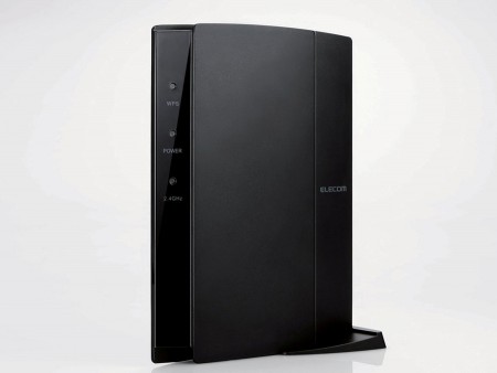 スループット最高940Mbpsの超高速無線LANルーター、エレコム「WRC-1900GHBK-A」など3種