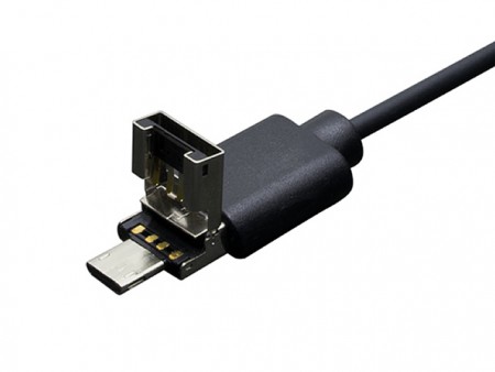 緊急時に電力を分け合うことができるmicroUSBケーブル、ミヨシ「電力おすそわケーブル」