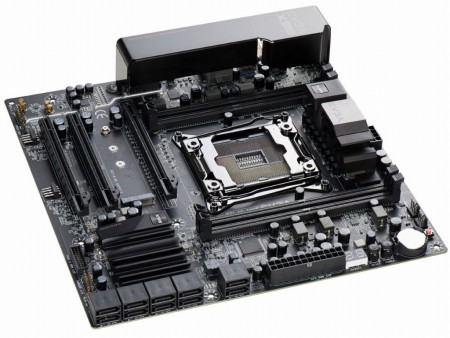 USB3.1 Type-C標準のLGA2011 v3対応MicroATXマザーボード、EVGA「X99 Micro2」