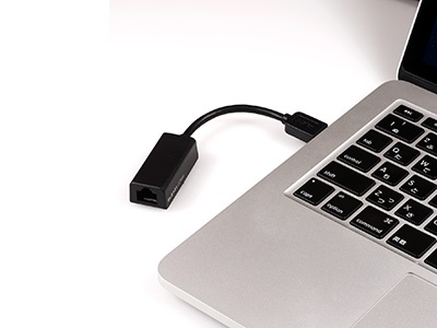 USBポートに挿すだけで使えるギガビットLANアダプタ、プラネックス「USB-LAN1000R」