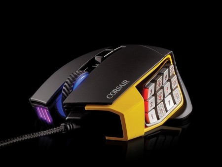 12サイドボタン＆最大12,000dpiセンサー搭載。MOBA・MMO特化のゲーミングマウス、CORSAIR「SCIMITAR RGB」来週発売