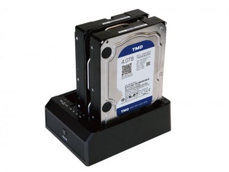 タイムリー、3台の同時認識も可能なクローン対応HDDスタンド2種を8月中旬発売