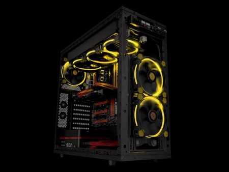 Thermaltake、水冷ラジエター向け高静圧LEDファン「Riing」シリーズに2色のカラバリ追加