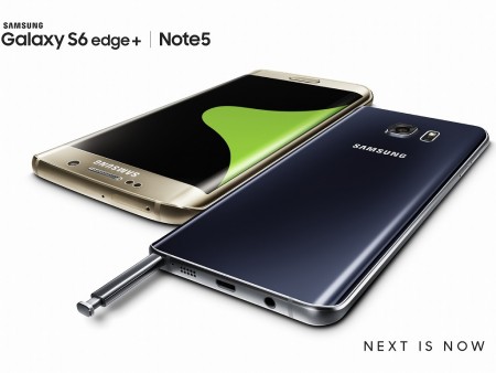 Samsung、大画面化した5.7インチの「Galaxy S6 edge+」＆「Galaxy Note5」発表。発売は今月中