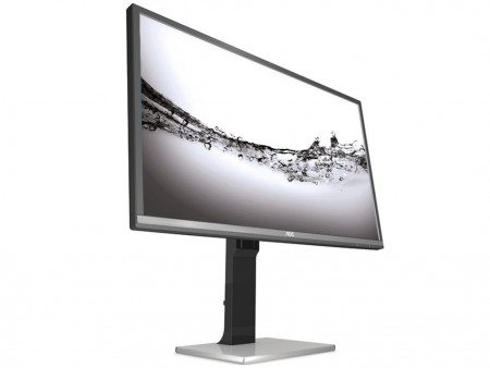 sRGBカバー率100％の4K対応32インチIPS液晶ディスプレイ、AOC「U3277PQU」