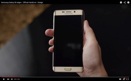 【動画】 新たなフラッグシップスマホの使い勝手は？「Galaxy S6 edge+」の公式ハンズオン動画