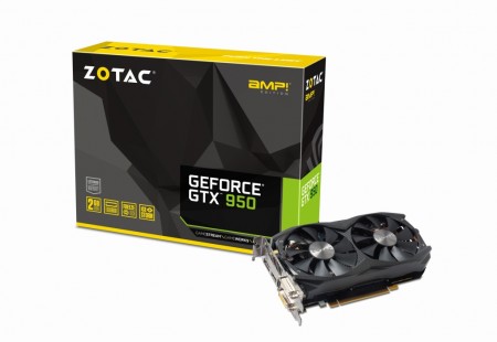 ZOTAC、GeForce GTX 950搭載グラフィックスカード「AMP Edition」など計3モデル
