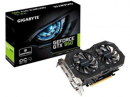 GIGABYTE、ショートサイズとWINDFORCE仕様のGeForce GTX 950搭載OCモデル計2種