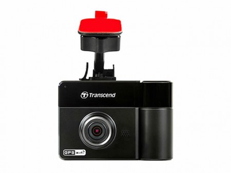 車内・車外が撮影できるデュアルレンズ仕様のドラレコ、Transcend「DrivePro 520」