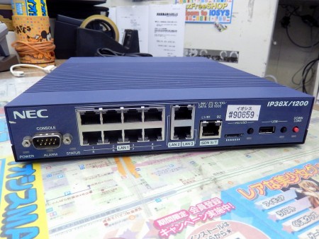 ＃NEC(ヤマハOEM) IP38X/1200 (RTX1200) VPNルーター 最新FW10.01.76 初期化済み 美品⑨ NEC(ヤマハOEM) IP38X&frasl;1200 (RTX1200) VPNルーター 最新FW10.01.76
