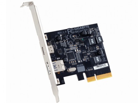 GIGABYTE、100W給電が可能なUSB3.1 Type-Cフロントパネル「GC-USB 3.1 BAY」など2種