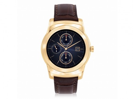 23金ボディとワニ革バンド採用、14万円の高級スマートウォッチ「LG Watch Urbane Luxe」登場