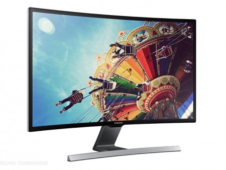 Samsung、マルチメディア再生対応の27型曲面液晶ディスプレイ「TC590C」など計4モデル