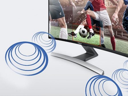 Samsung、マルチメディア再生対応の27型曲面液晶ディスプレイ「TC590C」など計4モデル